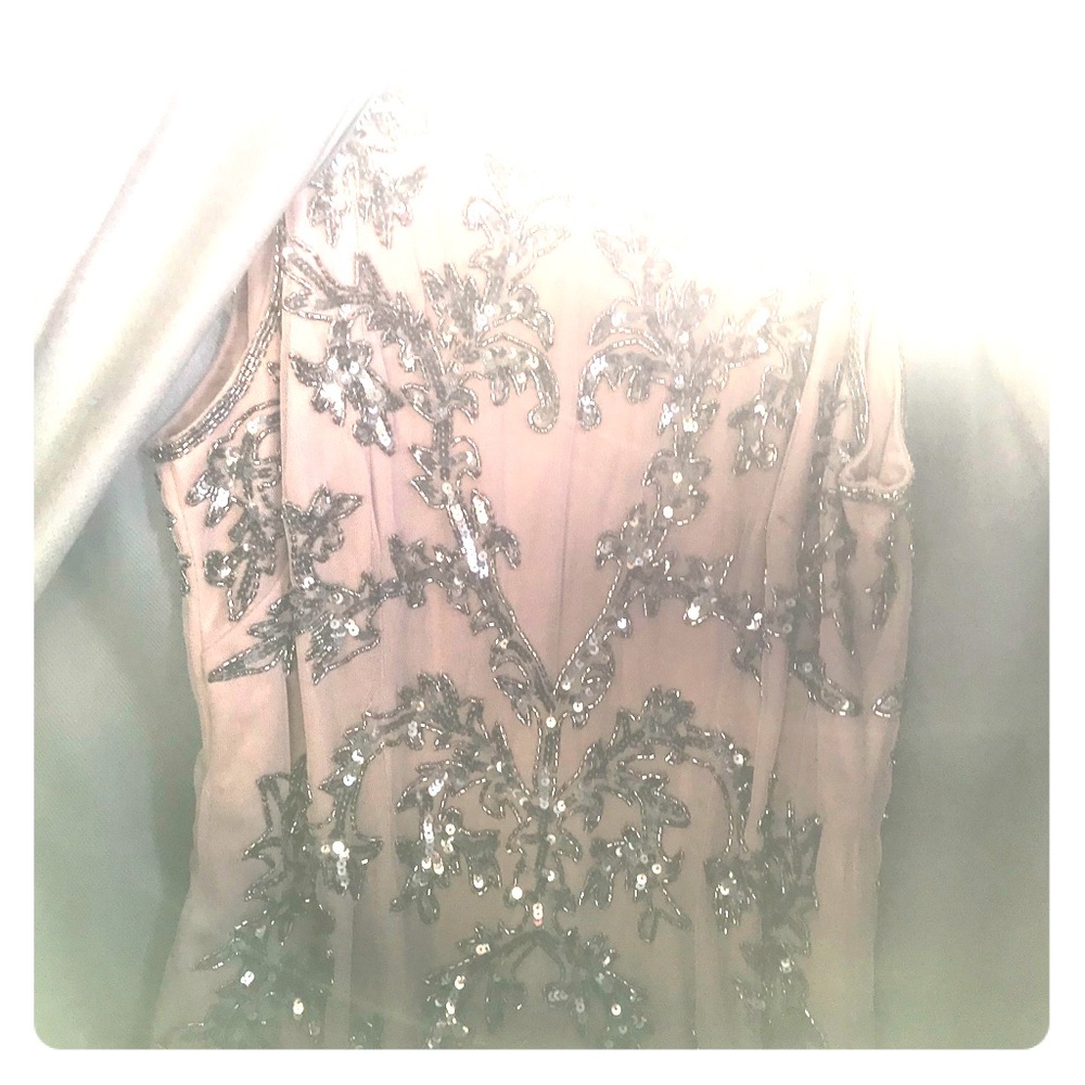 Adrianna Papell dress.